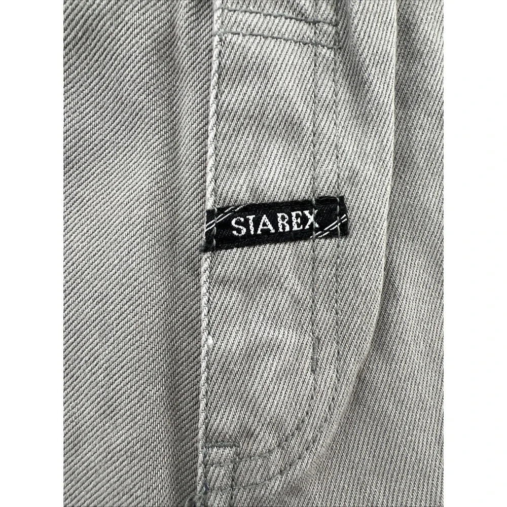 VTG Starex Jeans Boys Sz 16 Gray Carpenter Cotton Duck Ripstop